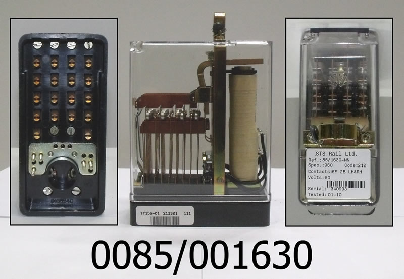 Relay, PC 212, 6F2B LH&RH, 50V DC, Twin Line, Neutral, Single Wound